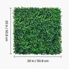 image:imageVEVOR Artificial Boxwood Panel 24pcs 20 x 20 in Green Fake Grass WallGreen