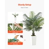 image:imageVEVOR Artificial Dracaena Tree 5 ft Fake Palm Tropical Plants with White Tall Planter Faux Floor Silk Plant in Pot Large Trees for Home Office Living Room Decor House Warming Indoor OutdoorAreca Palms
