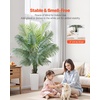 image:imageVEVOR Artificial Dracaena Tree 5 ft Fake Palm Tropical Plants with White Tall Planter Faux Floor Silk Plant in Pot Large Trees for Home Office Living Room Decor House Warming Indoor OutdoorAreca Palms