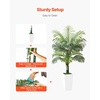 image:imageVEVOR Artificial Dracaena Tree 5 ft Fake Palm Tropical Plants with White Tall Planter Faux Floor Silk Plant in Pot Large Trees for Home Office Living Room Decor House Warming Indoor OutdoorAreca Palmsthick
