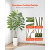 image:imageVEVOR Artificial Dracaena Tree 5 ft Fake Palm Tropical Plants with White Tall Planter Faux Floor Silk Plant in Pot Large Trees for Home Office Living Room Decor House Warming Indoor OutdoorDracaena Tree
