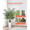 image:imageVEVOR Artificial Dracaena Tree 5 ft Fake Palm Tropical Plants with White Tall Planter Faux Floor Silk Plant in Pot Large Trees for Home Office Living Room Decor House Warming Indoor OutdoorAreca Palms
