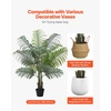 image:imageVEVOR Artificial Dracaena Tree 5 ft Fake Palm Tropical Plants with White Tall Planter Faux Floor Silk Plant in Pot Large Trees for Home Office Living Room Decor House Warming Indoor OutdoorAreca Palms