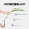 image:imageVEVOR Artificial Dracaena Tree 5 ft Fake Palm Tropical Plants with White Tall Planter Faux Floor Silk Plant in Pot Large Trees for Home Office Living Room Decor House Warming Indoor OutdoorGolden Cane Palm