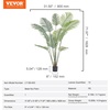 image:imageVEVOR Artificial Dracaena Tree 5 ft Fake Palm Tropical Plants with White Tall Planter Faux Floor Silk Plant in Pot Large Trees for Home Office Living Room Decor House Warming Indoor OutdoorPalm