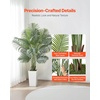 image:imageVEVOR Artificial Dracaena Tree 5 ft Fake Palm Tropical Plants with White Tall Planter Faux Floor Silk Plant in Pot Large Trees for Home Office Living Room Decor House Warming Indoor OutdoorAreca Palms