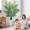 image:imageVEVOR Artificial Dracaena Tree 5 ft Fake Palm Tropical Plants with White Tall Planter Faux Floor Silk Plant in Pot Large Trees for Home Office Living Room Decor House Warming Indoor OutdoorAreca Palms