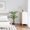 image:imageVEVOR Artificial Dracaena Tree 5 ft Fake Palm Tropical Plants with White Tall Planter Faux Floor Silk Plant in Pot Large Trees for Home Office Living Room Decor House Warming Indoor OutdoorPalm