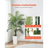 image:imageVEVOR Artificial Dracaena Tree 5 ft Fake Palm Tropical Plants with White Tall Planter Faux Floor Silk Plant in Pot Large Trees for Home Office Living Room Decor House Warming Indoor OutdoorAreca Palmsthick