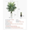 image:imageVEVOR Artificial Dracaena Tree 5 ft Fake Palm Tropical Plants with White Tall Planter Faux Floor Silk Plant in Pot Large Trees for Home Office Living Room Decor House Warming Indoor OutdoorAreca Palms