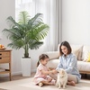 image:imageVEVOR Artificial Dracaena Tree 5 ft Fake Palm Tropical Plants with White Tall Planter Faux Floor Silk Plant in Pot Large Trees for Home Office Living Room Decor House Warming Indoor OutdoorAreca Palms