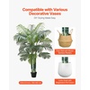 image:imageVEVOR Artificial Dracaena Tree 5 ft Fake Palm Tropical Plants with White Tall Planter Faux Floor Silk Plant in Pot Large Trees for Home Office Living Room Decor House Warming Indoor OutdoorAreca Palmsthick