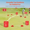 image:imageVEVOR Backyard Golf Game 3 Hole Golf Course Golf Game Practice Games Golf Chipping Game for Family Adults and Kids Portable Outdoor Yard Golf Game for Lawn Yard Camping Park Beach3 Pack Golf Buckets