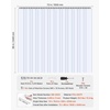image:imageVEVOR Clear PVC Strip Curtain 84 in Height x 72 in Width x 008 in Thickness 12 PCS Walk in Freezer Cooler Curtain Strips Smooth Waterproof Plastic Door Strips for Warehouse Freezer Garage Doors96 Height x 72 Width