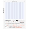 image:imageVEVOR Clear PVC Strip Curtain 84 in Height x 72 in Width x 008 in Thickness 12 PCS Walk in Freezer Cooler Curtain Strips Smooth Waterproof Plastic Door Strips for Warehouse Freezer Garage DoorsVEVOR PVC Strip Curtain Set 14 Strips  Accessories