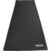 image:imageVEVOR Containment Mat 8 ft 6 in x 20 ft NonSlip PVC Garage Floor Mat with a Cleaning Squeegee Heavy Duty Durable Waterproof Protection from Snow Rain and Mud for Cars SUVs Trucks Parking Black8 ft 6 in x 20 ft