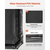 image:imageVEVOR Containment Mat 8 ft 6 in x 20 ft NonSlip PVC Garage Floor Mat with a Cleaning Squeegee Heavy Duty Durable Waterproof Protection from Snow Rain and Mud for Cars SUVs Trucks Parking Black7 ft 9 in x 18 ft