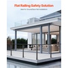 image:imageVEVOR Corner Cable Railing Post 12 Holes 42x2x2 Inches Stainless Steel Cable Railing System Kit for Indoor Outdoor Deck Balcony 1 Pack Black Product ID 1JZLGZXHS1065S1EW001V0Level PostBlack
