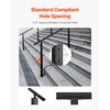image:imageVEVOR Corner Cable Railing Post 12 Holes 42x2x2 Inches Stainless Steel Cable Railing System Kit for Indoor Outdoor Deck Balcony 1 Pack Black Product ID 1JZLGZXHS1065S1EW001V0Stair PostBlack