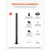 image:imageVEVOR Corner Cable Railing Post 12 Holes 42x2x2 Inches Stainless Steel Cable Railing System Kit for Indoor Outdoor Deck Balcony 1 Pack Black Product ID 1JZLGZXHS1065S1EW001V0Corner PostBlack