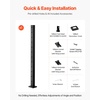 image:imageVEVOR Corner Cable Railing Post 12 Holes 42x2x2 Inches Stainless Steel Cable Railing System Kit for Indoor Outdoor Deck Balcony 1 Pack Black Product ID 1JZLGZXHS1065S1EW001V0Stair PostBlack