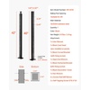 image:imageVEVOR Corner Cable Railing Post 12 Holes 42x2x2 Inches Stainless Steel Cable Railing System Kit for Indoor Outdoor Deck Balcony 1 Pack Black Product ID 1JZLGZXHS1065S1EW001V0Level PostBlack