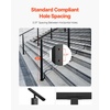 image:imageVEVOR Corner Cable Railing Post 12 Holes 42x2x2 Inches Stainless Steel Cable Railing System Kit for Indoor Outdoor Deck Balcony 1 Pack Black Product ID 1JZLGZXHS1065S1EW001V0Stair PostBlack