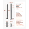 image:imageVEVOR Corner Cable Railing Post 12 Holes 42x2x2 Inches Stainless Steel Cable Railing System Kit for Indoor Outdoor Deck Balcony 1 Pack Black Product ID 1JZLGZXHS1065S1EW001V0Level PostBlack