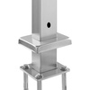 image:imageVEVOR Corner Cable Railing Post 12 Holes 42x2x2 Inches Stainless Steel Cable Railing System Kit for Indoor Outdoor Deck Balcony 1 Pack Black Product ID 1JZLGZXHS1065S1EW001V0Level PostSilver