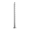 image:imageVEVOR Corner Cable Railing Post 12 Holes 42x2x2 Inches Stainless Steel Cable Railing System Kit for Indoor Outdoor Deck Balcony 1 Pack Black Product ID 1JZLGZXHS1065S1EW001V0Stair PostSilver