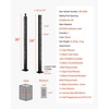 image:imageVEVOR Corner Cable Railing Post 12 Holes 42x2x2 Inches Stainless Steel Cable Railing System Kit for Indoor Outdoor Deck Balcony 1 Pack Black Product ID 1JZLGZXHS1065S1EW001V0Corner PostBlack