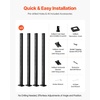 image:imageVEVOR Corner Cable Railing Post 12 Holes 42x2x2 Inches Stainless Steel Cable Railing System Kit for Indoor Outdoor Deck Balcony 1 Pack Black Product ID 1JZLGZXHS1065S1EW001V0Level PostBlack