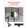 image:imageVEVOR Corner Cable Railing Post 12 Holes 42x2x2 Inches Stainless Steel Cable Railing System Kit for Indoor Outdoor Deck Balcony 1 Pack Black Product ID 1JZLGZXHS1065S1EW001V0Corner PostBlack