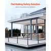 image:imageVEVOR Corner Cable Railing Post 12 Holes 42x2x2 Inches Stainless Steel Cable Railing System Kit for Indoor Outdoor Deck Balcony 1 Pack Black Product ID 1JZLGZXHS1065S1EW001V0Level PostBlack