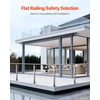 image:imageVEVOR Corner Cable Railing Post 12 Holes 42x2x2 Inches Stainless Steel Cable Railing System Kit for Indoor Outdoor Deck Balcony 1 Pack Black Product ID 1JZLGZXHS1065S1EW001V0Level PostSilver