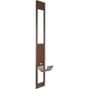 image:imageVEVOR Dog Door for Sliding Glass Door 75 78 to 80 1116 Adjustable Height Aluminum Alloy Frame with Flap Lock Design for LargeSized Dogs 180 SwingOpen Sliding Glass Pet DoorsBrown