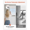 image:imageVEVOR Dog Door for Sliding Glass Door 75 78 to 80 1116 Adjustable Height Aluminum Alloy Frame with Flap Lock Design for LargeSized Dogs 180 SwingOpen Sliding Glass Pet DoorsWhite