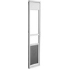 image:imageVEVOR Dog Door for Sliding Glass Door 75 78 to 80 1116 Adjustable Height Aluminum Alloy Frame with Flap Lock Design for LargeSized Dogs 180 SwingOpen Sliding Glass Pet DoorsWhite
