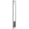 image:imageVEVOR Dog Door for Sliding Glass Door 75 78 to 80 1116 Adjustable Height Aluminum Alloy Frame with Flap Lock Design for LargeSized Dogs 180 SwingOpen Sliding Glass Pet DoorsWhite