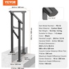 image:imageVEVOR Handrails for Outdoor Steps 23 Step Adjustable Height Carbon Steel Transitional Handrail with Installation Kit Exterior Hand Railing for Steps Concrete or Wooden Stairs Porch Matte BlackBlackStraight