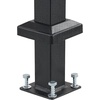 image:imageVEVOR Handrails for Outdoor Steps 23 Step Adjustable Height Carbon Steel Transitional Handrail with Installation Kit Exterior Hand Railing for Steps Concrete or Wooden Stairs Porch Matte BlackBlackStraight
