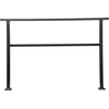 image:imageVEVOR Handrails for Outdoor Steps 23 Step Adjustable Height Carbon Steel Transitional Handrail with Installation Kit Exterior Hand Railing for Steps Concrete or Wooden Stairs Porch Matte BlackBlackStraight NM