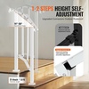 image:imageVEVOR Handrails for Outdoor Steps 23 Step Adjustable Height Carbon Steel Transitional Handrail with Installation Kit Exterior Hand Railing for Steps Concrete or Wooden Stairs Porch Matte BlackWhiteFence