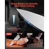 image:imageVEVOR Kitchen Knife Set with Block and Sharpener 15 Piece High Carbon Stainless Steel Knife Set RustResistant Kitchen Cutlery with Ergonomic Handle Sharpening Rod amp Premium Wooden Block for HomeBlade Stainless Steel Silver Handle Black Knife Block Walnut Color