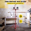 image:imageVEVOR LED Work Light with Stand 21000 Lumens ThreeHead Portable Camping Light with Individual Switch Tripod Stand 1083 ft Power Cord for Indoor Outdoor Job Site Construction IP65 Waterproof5000 LM  Corded  1 Pack