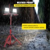 image:imageVEVOR LED Work Light with Stand 21000 Lumens ThreeHead Portable Camping Light with Individual Switch Tripod Stand 1083 ft Power Cord for Indoor Outdoor Job Site Construction IP65 Waterproof10000 LM  Corded  1 Pack