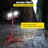 image:imageVEVOR LED Work Light with Stand 21000 Lumens ThreeHead Portable Camping Light with Individual Switch Tripod Stand 1083 ft Power Cord for Indoor Outdoor Job Site Construction IP65 Waterproof5000 LM  Corded  1 Pack