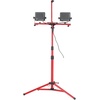 image:imageVEVOR LED Work Light with Stand 21000 Lumens ThreeHead Portable Camping Light with Individual Switch Tripod Stand 1083 ft Power Cord for Indoor Outdoor Job Site Construction IP65 Waterproof5000 LM  Corded  1 Pack