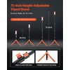 image:imageVEVOR LED Work Light with Stand 21000 Lumens ThreeHead Portable Camping Light with Individual Switch Tripod Stand 1083 ft Power Cord for Indoor Outdoor Job Site Construction IP65 Waterproof2200 LM  6Ah  1 Pack