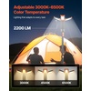 image:imageVEVOR LED Work Light with Stand 21000 Lumens ThreeHead Portable Camping Light with Individual Switch Tripod Stand 1083 ft Power Cord for Indoor Outdoor Job Site Construction IP65 Waterproof2200 LM  6Ah  1 Pack
